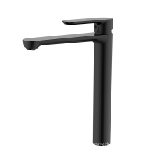 Kofis black single level basin mixer